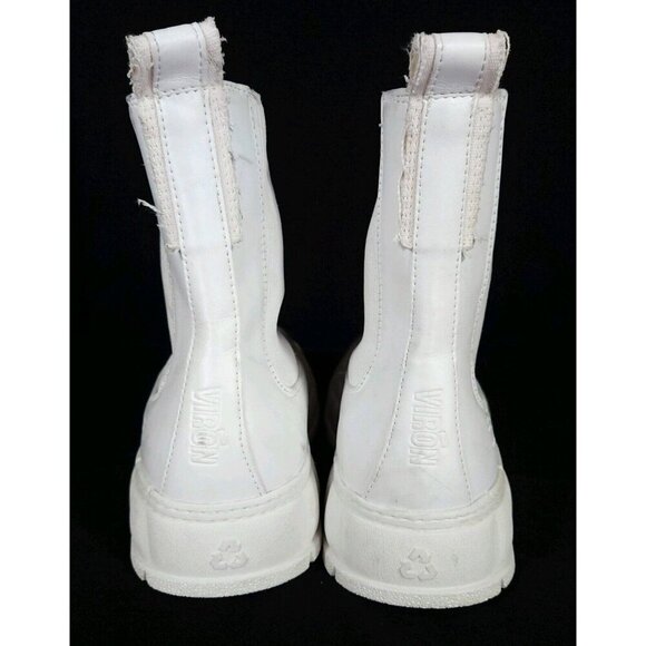 Viron 1997 Chelsea Boots Size 37 US 6 Womens White - Picture 10 of 16